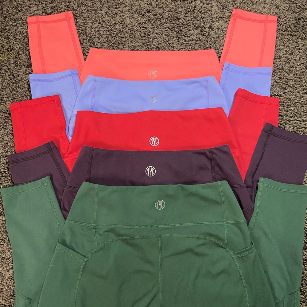 BUNDLE 5 Pairs of TYG TilYouCollapse work out leggings